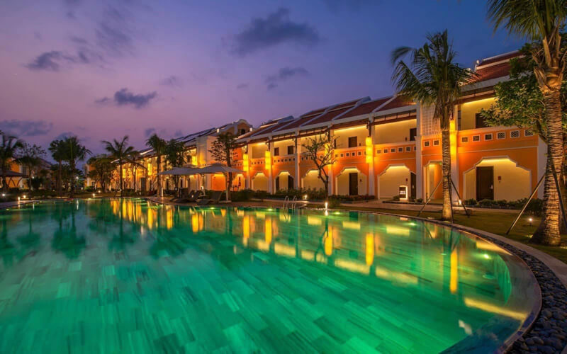Bể bơi cực chill tại Hoi An Memories Resort & Spa - khách sạn đẹp ở hội an